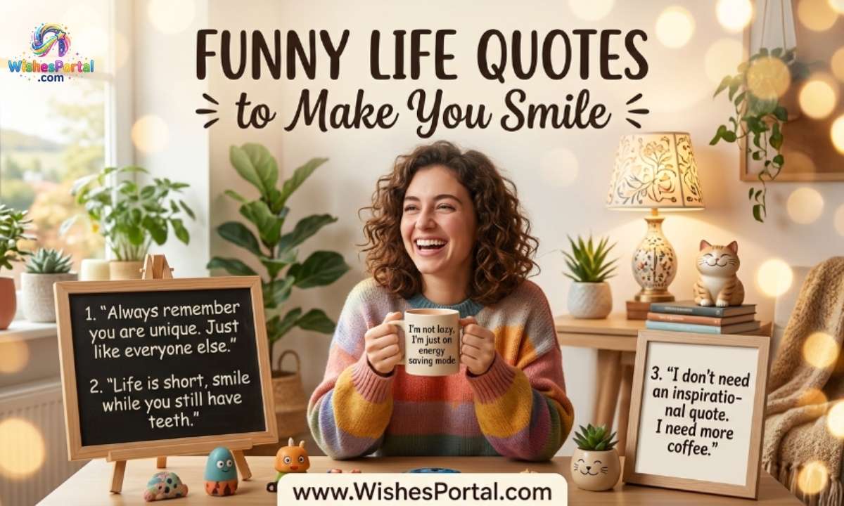 Funny Life Quotes to Make You Smile