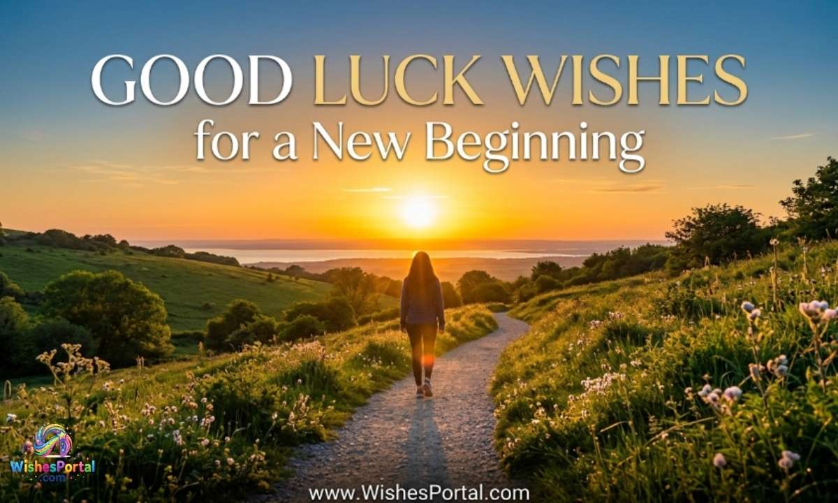 Good Luck Wishes for a New Beginning