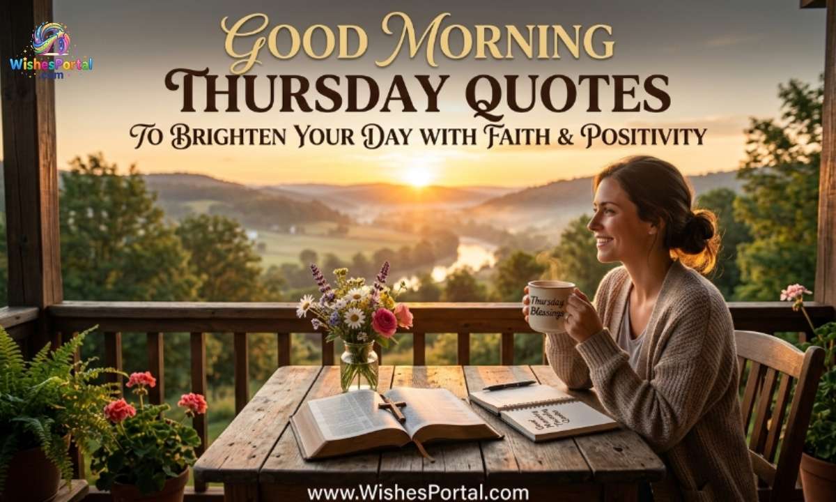 Good Morning Thursday Quotes to Brighten Your Day with Faith and Positivity