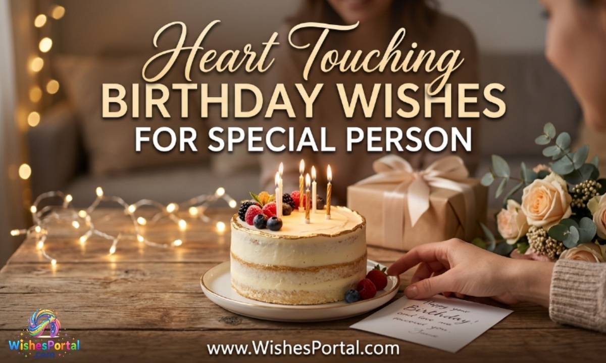 Heart Touching Birthday Wishes for Special Person
