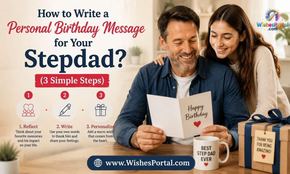 How to Write a Personal Birthday Message for Your Stepdad (3 Simple Steps)