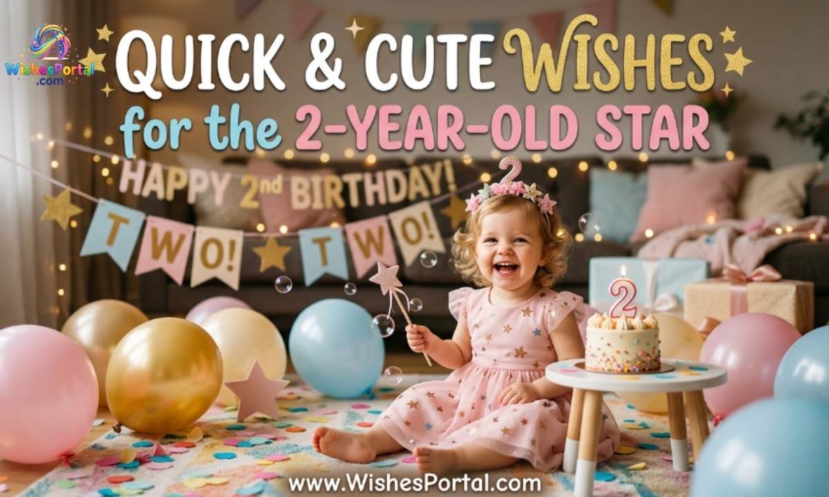 Quick and Cute Wishes for the 2-Year-Old Star