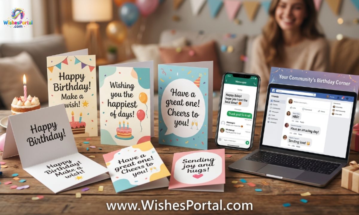 Short Birthday Wishes for Cards, Texts & Social Media