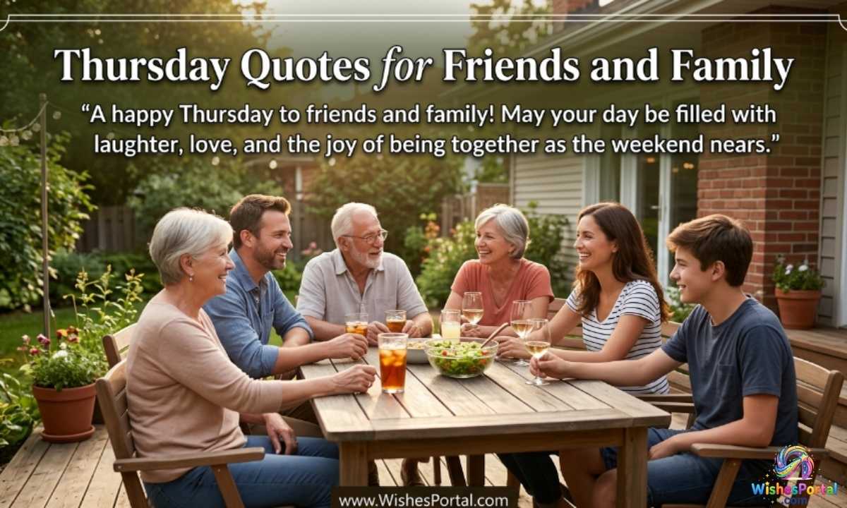 Thursday Quotes for Friends and Family
