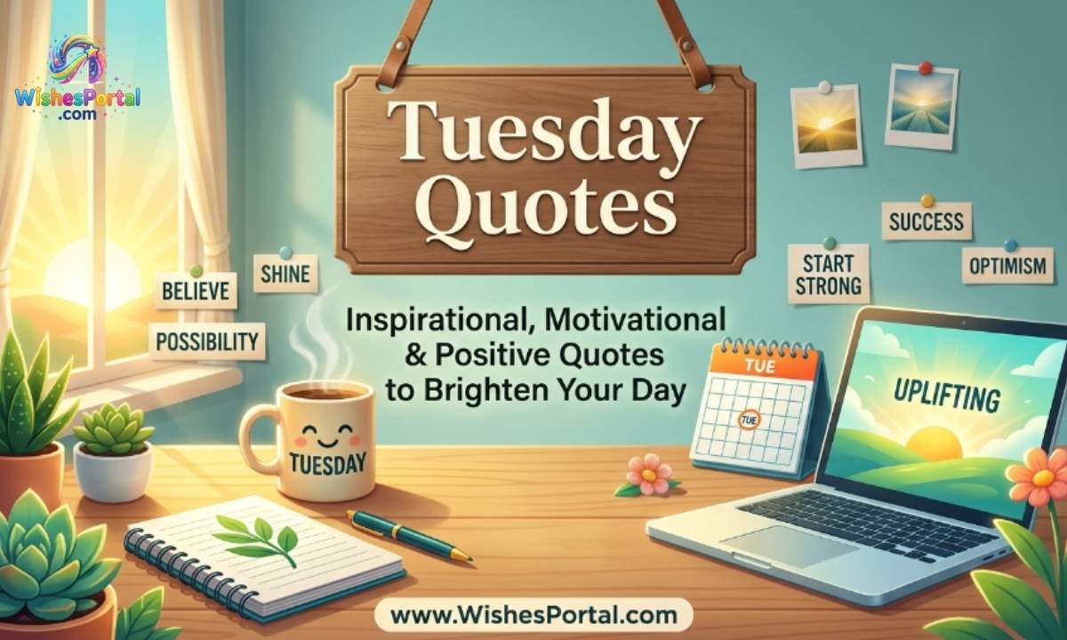 Tuesday Quotes 250+ Inspirational, Motivational & Positive Quotes to Brighten Your Day