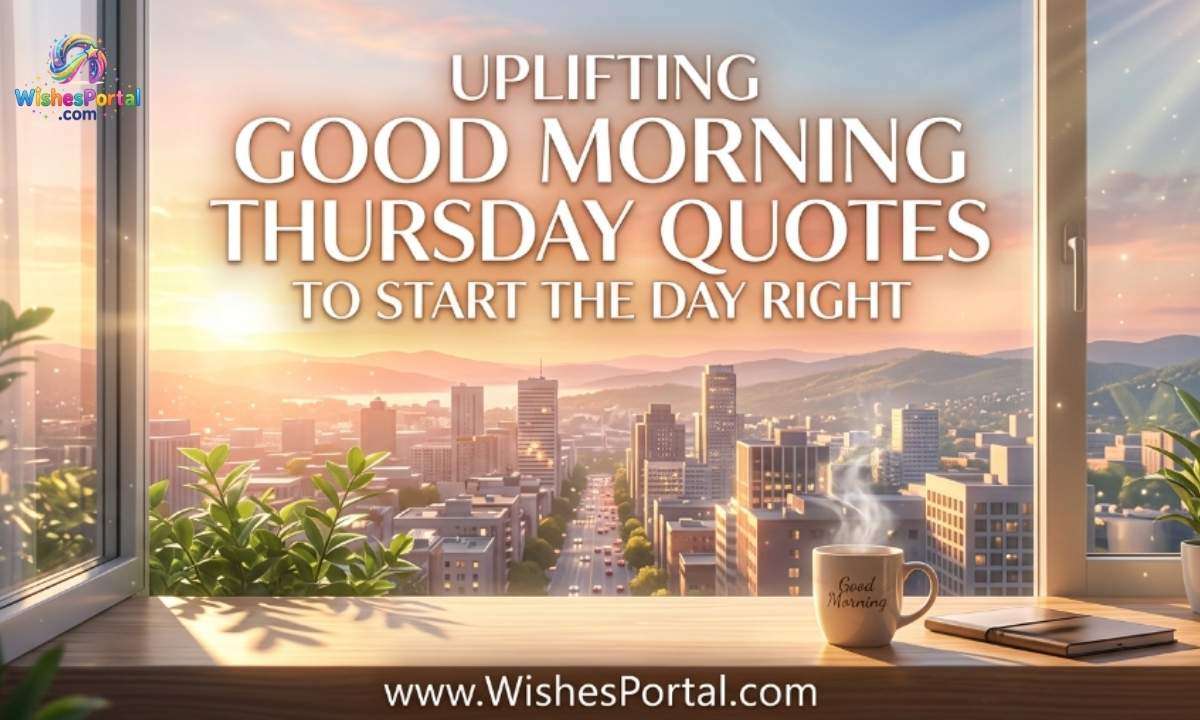 Uplifting Good Morning Thursday Quotes to Start the Day Right