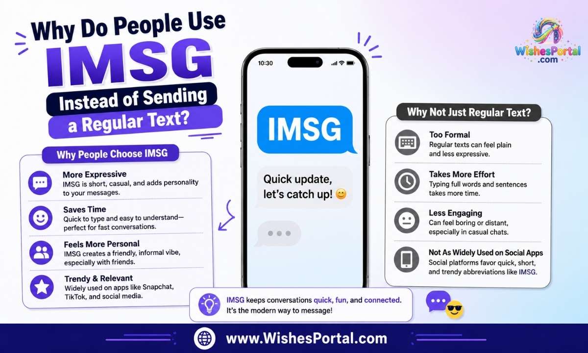 Why Do People Use IMSG Instead of Sending a Regular Text