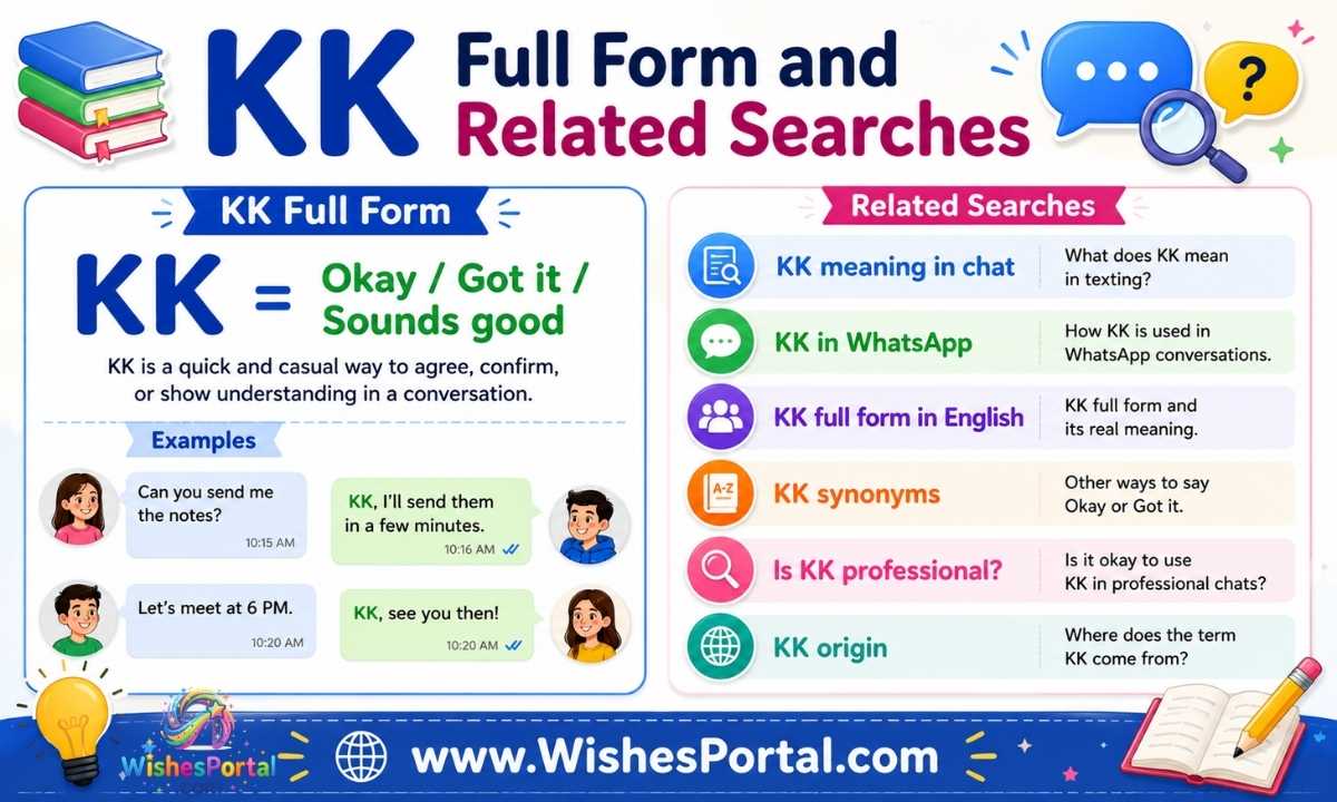 📚 KK Full Form and Related Searches